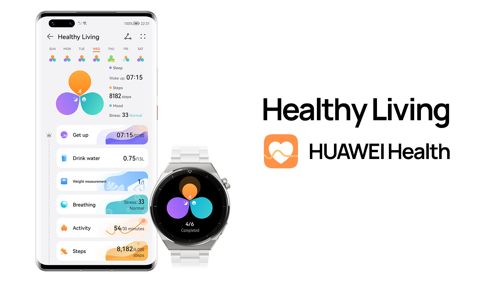 زندگی سالم با Huawei Health